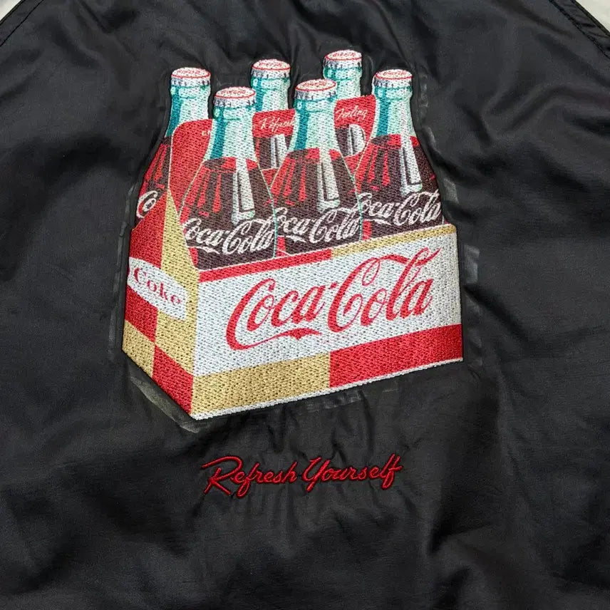 [BUNJANG] Stereo Vinyls Coca-Cola Patch Jacket / 스테레오 바이닐즈 코카콜라 자켓
