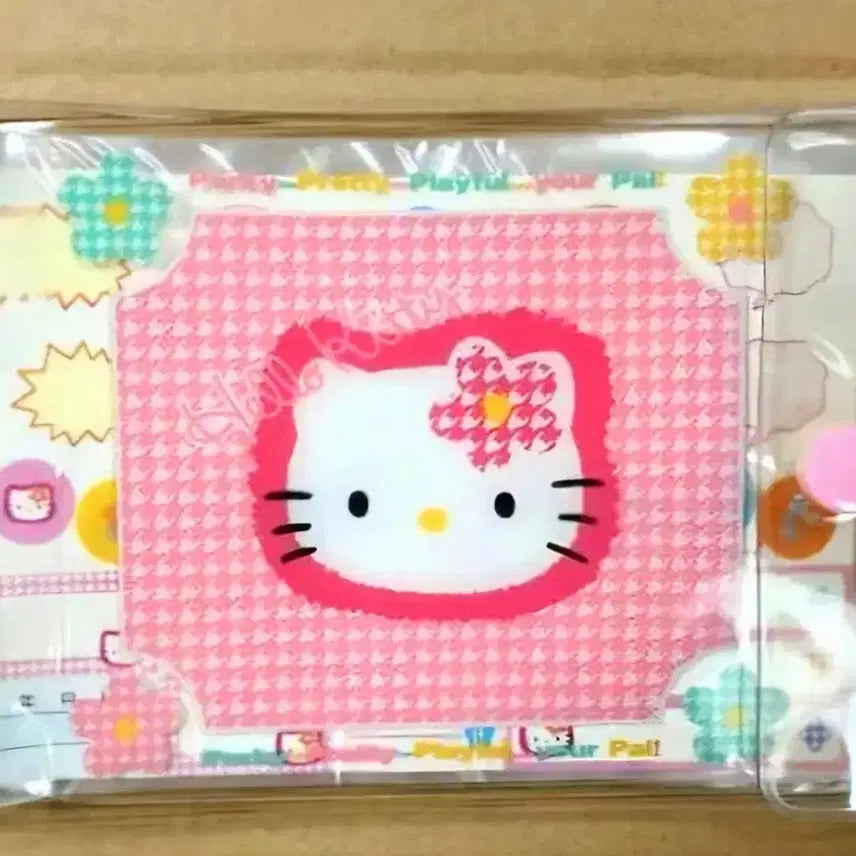 [BUNJANG] Kao Hana Kitty PVC File and Card Case Bundle Set / 카오하나 키티 앨범, 키티 pvc 화일, 키티 카드케이스
