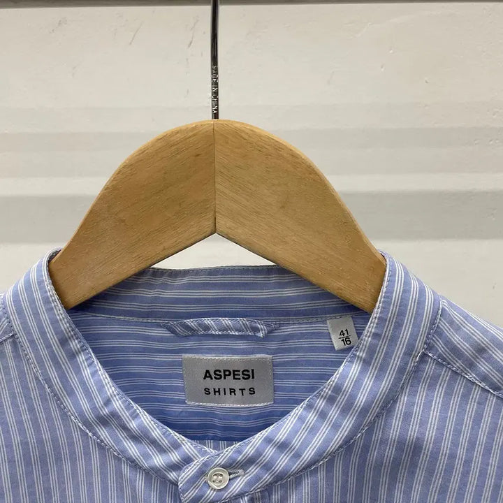 [BUNJANG] ASPESI No Collar Shirt / 105)ASPESI 아스페시 노카라 셔츠