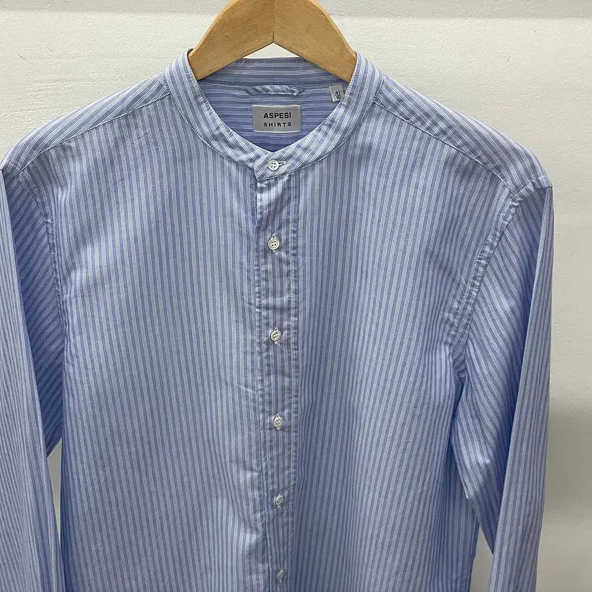 [BUNJANG] ASPESI No Collar Shirt / 105)ASPESI 아스페시 노카라 셔츠