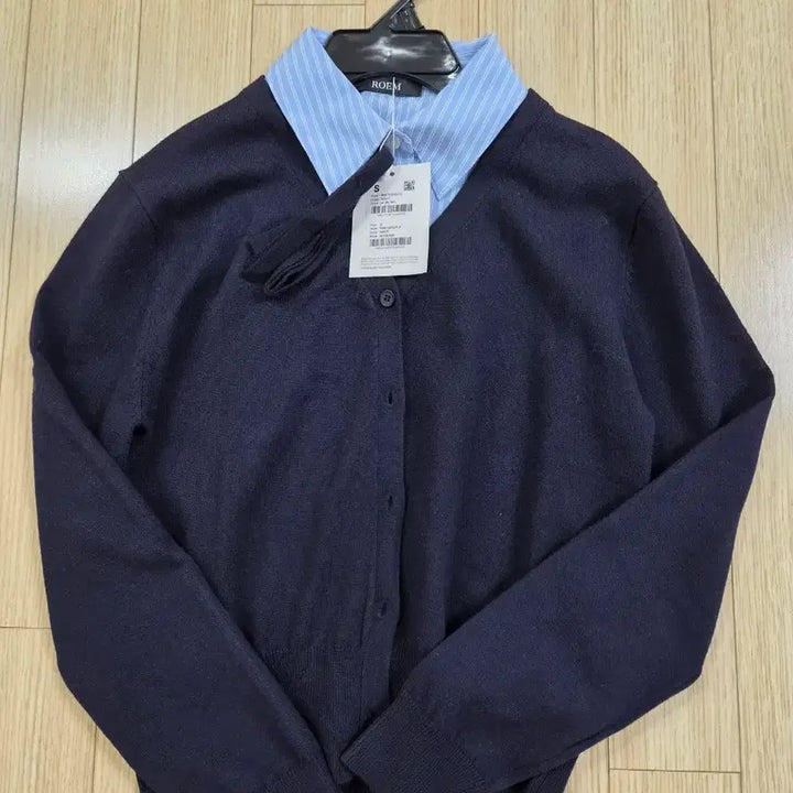 [BUNJANG] Roem Cardigan (Navy) - Size S / 로엠가디건
