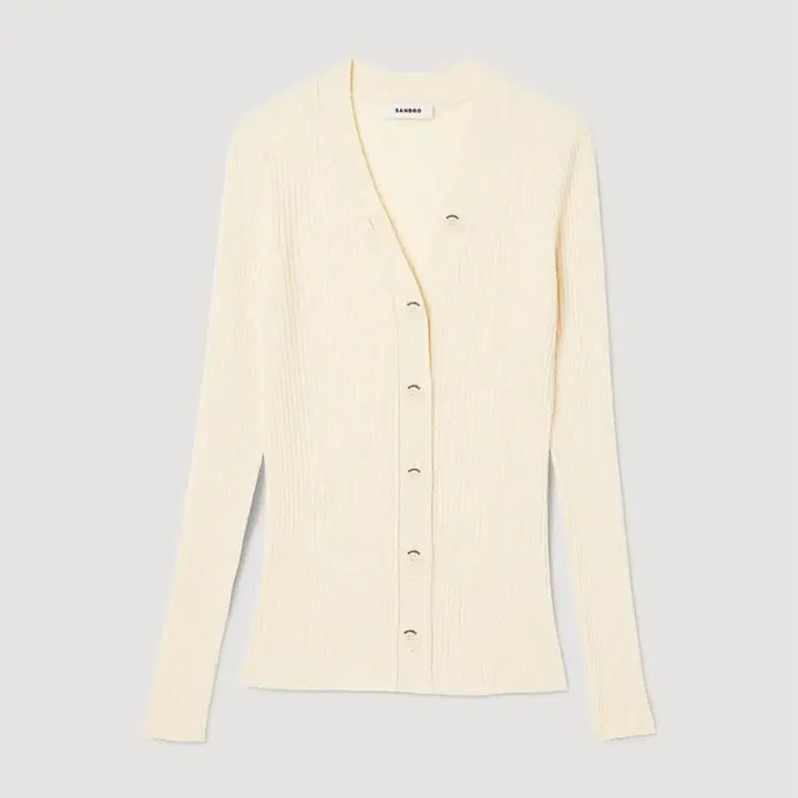 [SOLD OUT] 산드로 가브리엘 가디건 (제니 가디건) 에크루 1사이즈