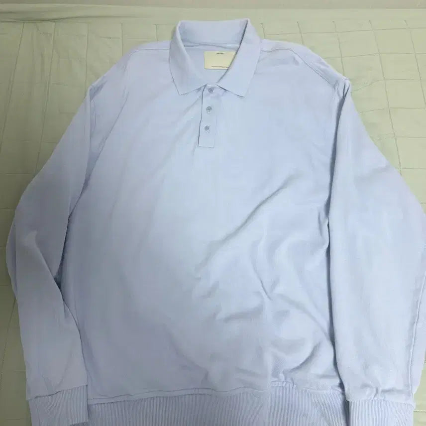 [BUNJANG] Pottery Cotton Comfort Long Sleeve Polo Shirt / 포터리 컴포트 긴팔 폴로 티셔츠 4사이즈