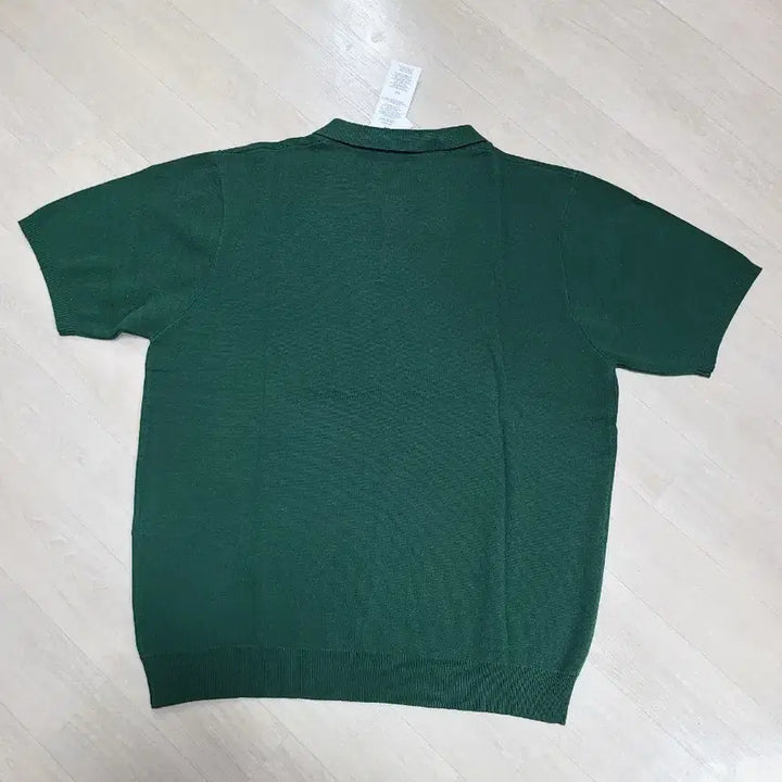 [SOLD OUT] TOFFEE 쿨 카라 하프 니트 초록색 반팔 니트 폴로티