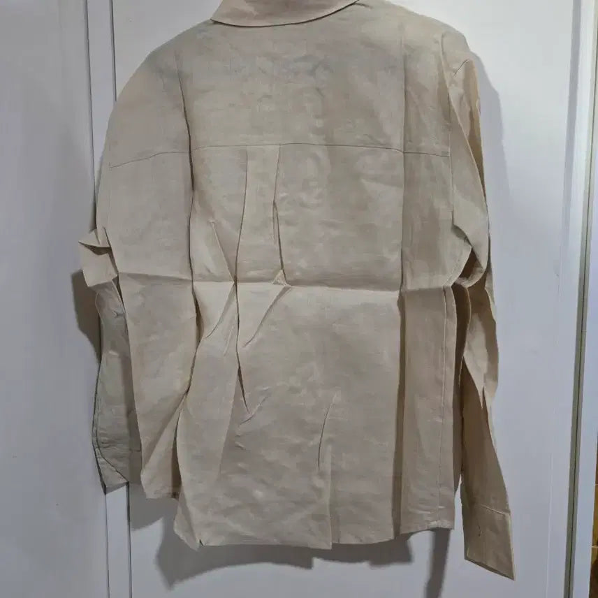 [BUNJANG] HCONNECT Beige Linen Shirt (S Size) / 새상품 HCONNECT 베이지 리넨 셔츠 S사이즈