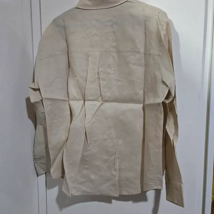 [BUNJANG] HCONNECT Beige Linen Shirt (S Size) / 새상품 HCONNECT 베이지 리넨 셔츠 S사이즈