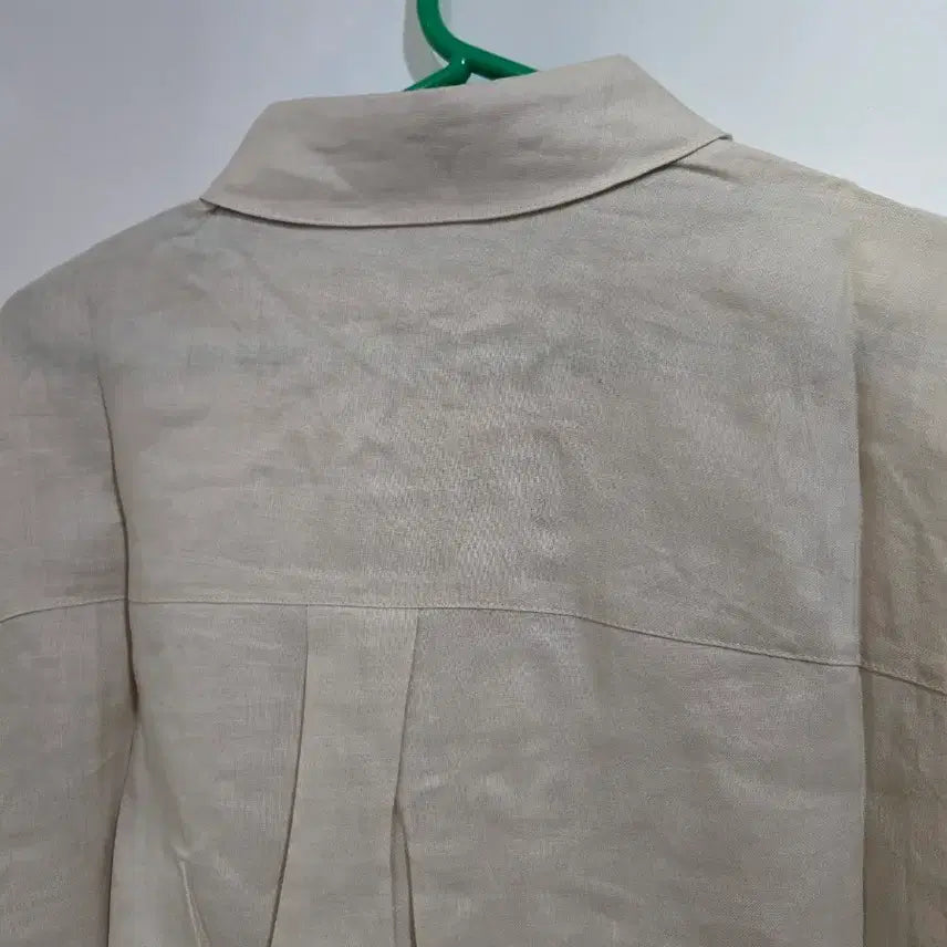 [BUNJANG] HCONNECT Beige Linen Shirt (S Size) / 새상품 HCONNECT 베이지 리넨 셔츠 S사이즈