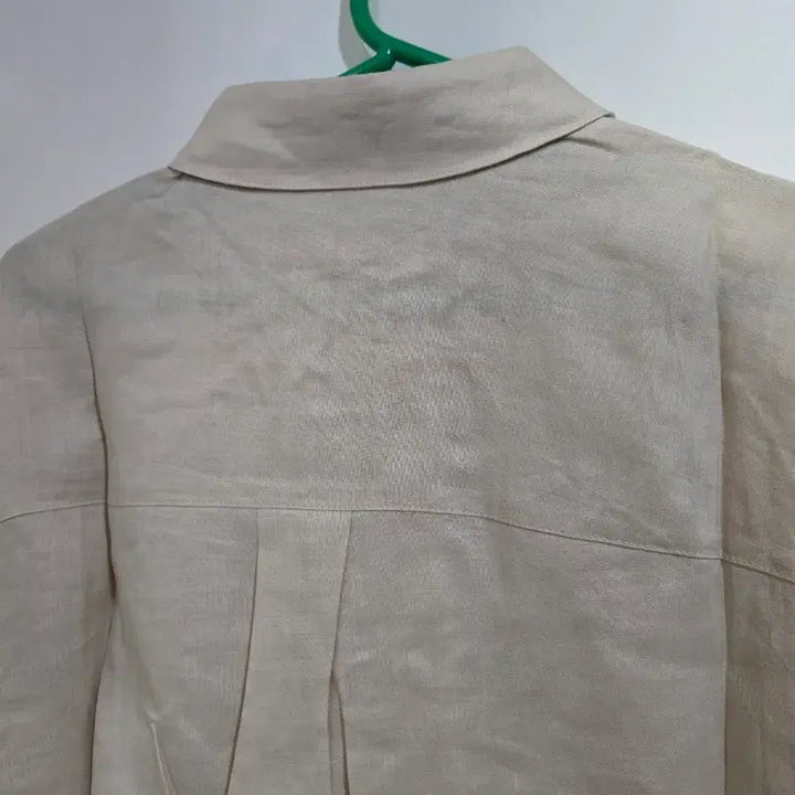 [BUNJANG] HCONNECT Beige Linen Shirt (S Size) / 새상품 HCONNECT 베이지 리넨 셔츠 S사이즈