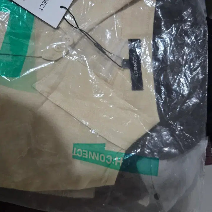 [BUNJANG] HCONNECT Beige Linen Shirt (S Size) / 새상품 HCONNECT 베이지 리넨 셔츠 S사이즈