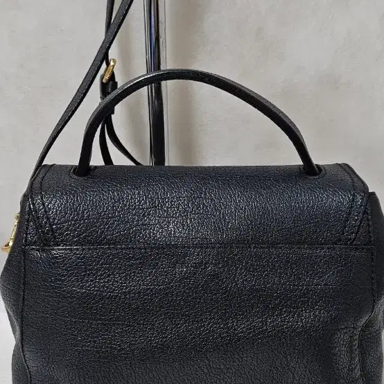 [BUNJANG] Beanpole Navy Leather Tote &amp; Shoulder Bag / 빈폴 네이비 가죽 토트백 &amp; 숄더백