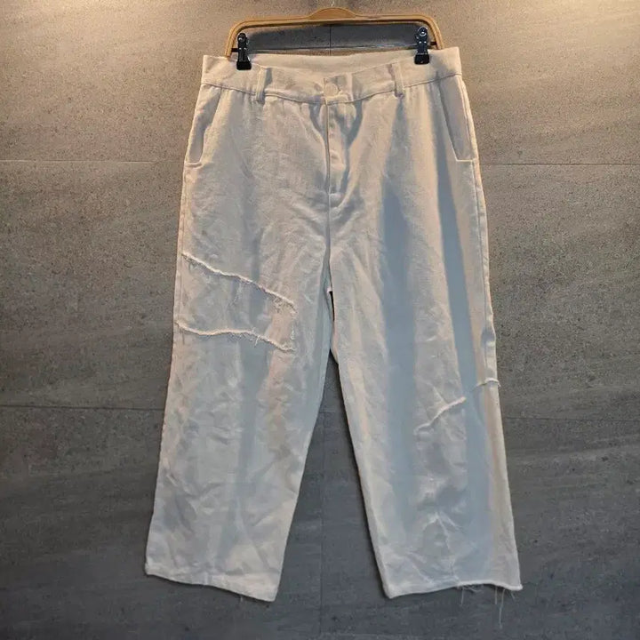 [SOLD OUT] LABEL OFF. 와이드 팬츠. 아이보리.