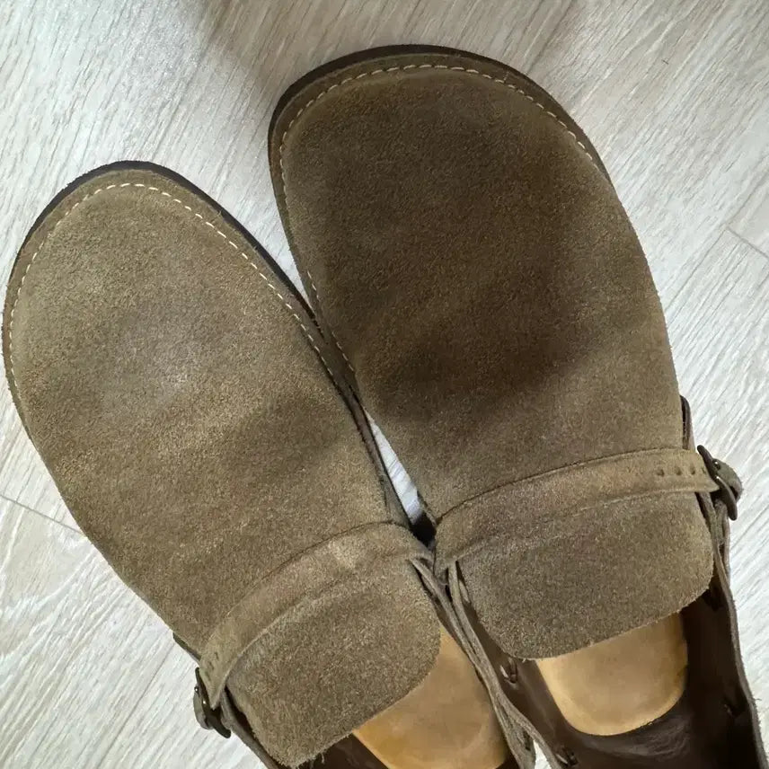 [BUNJANG] Aurora Shoes Mid English Suede / 오로라슈즈 미들 잉글리쉬 스웨이드