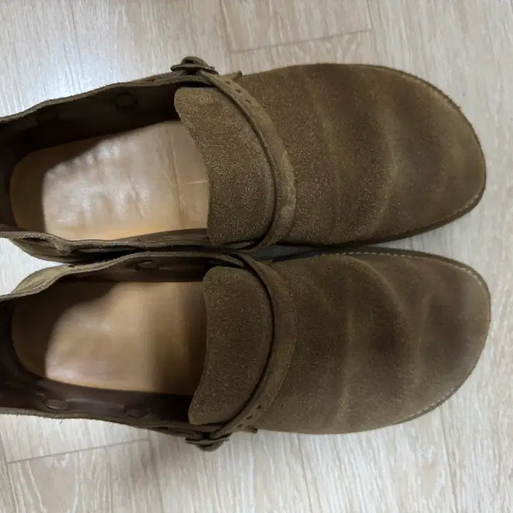 [BUNJANG] Aurora Shoes Mid English Suede / 오로라슈즈 미들 잉글리쉬 스웨이드