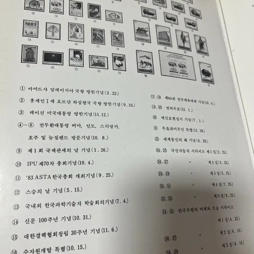 [BUNJANG] 1983 Stamp Collection / 1983년 우표첩 싸게판매합니다.