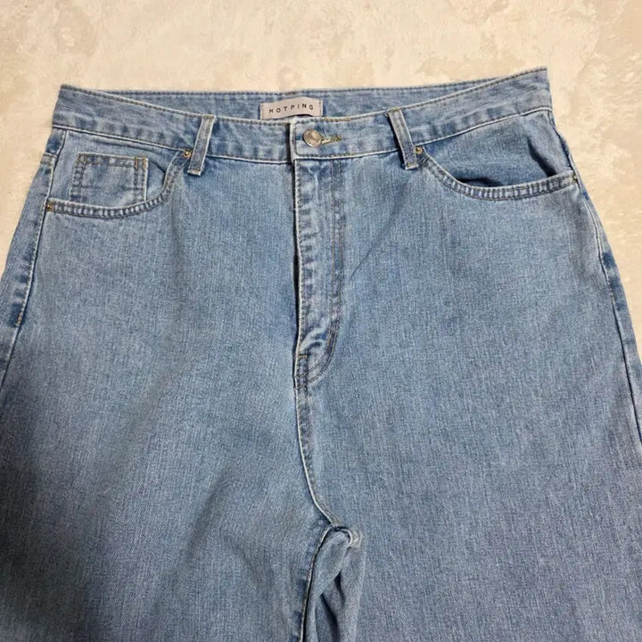 [SOLD OUT] (34)여성 핫핑 데님 팬츠 연청