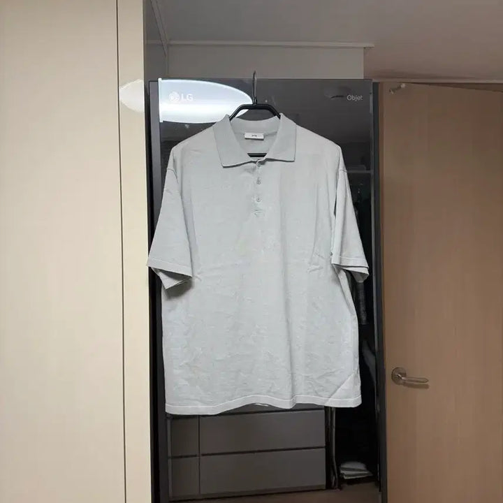 [BUNJANG] ATON 24ss Light Sky Blue Polo Shirt / ATON 24ss 밝은 하늘색 폴로티셔츠 2사이즈