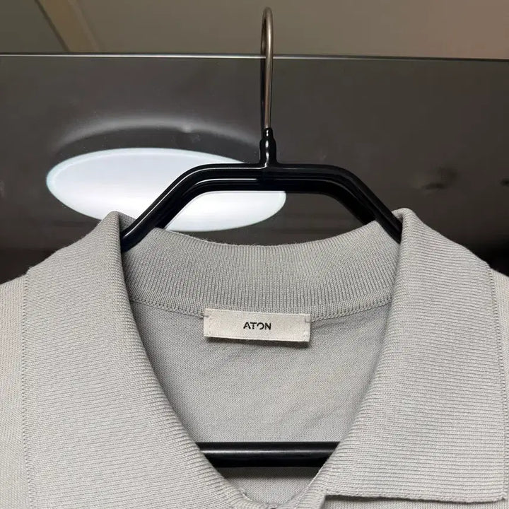 [BUNJANG] ATON 24ss Light Sky Blue Polo Shirt / ATON 24ss 밝은 하늘색 폴로티셔츠 2사이즈
