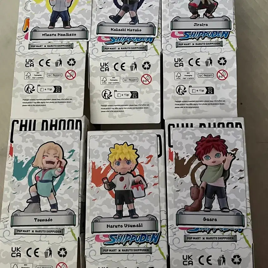 [SOLD OUT] 나루토 팝마트 유년기 피규어6종 일괄판매