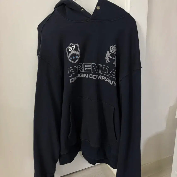 [BUNJANG] Freenda Navy Hoodie L / 프렌다 후드티 네이비 L