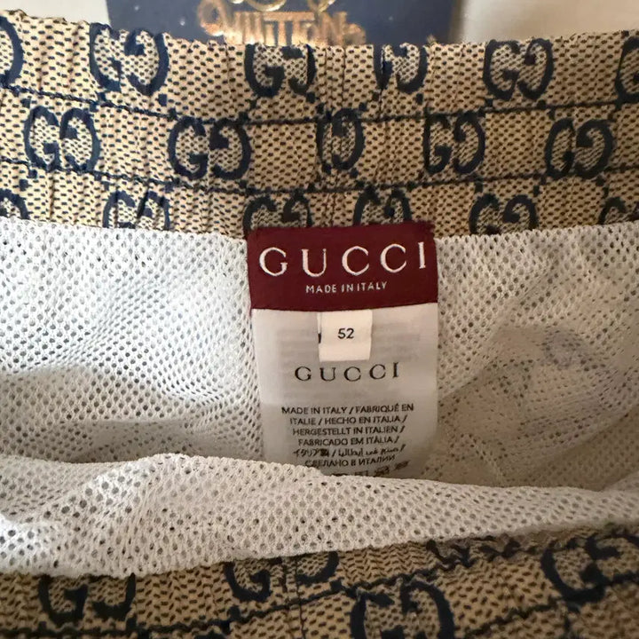 [BUNJANG] Gucci Print Poplin Tech Swim Shorts / [52사이즈]구찌 프린트 팝린 테크 스윔 팬츠 반바지