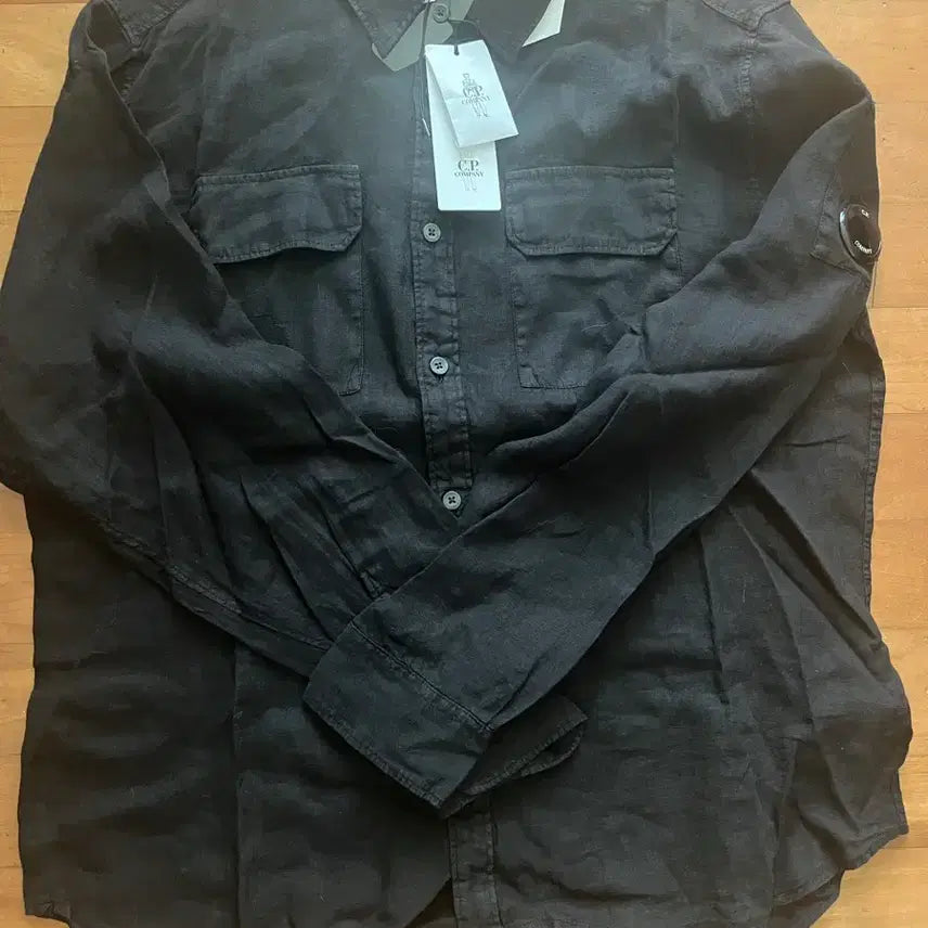 [BUNJANG] C.P. Company Linen Shirt Black / C.P.컴퍼니 린넨 셔츠 블랙