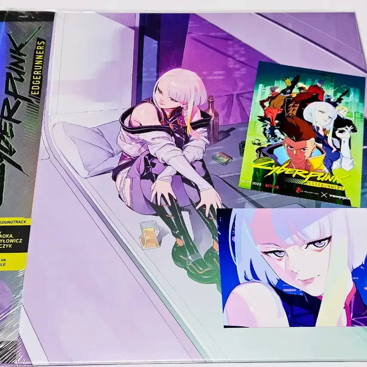 [BUNJANG] Cyberpunk Edgerunners Purple Vinyl LP / 새상품 사이버펑크 엣지러너 LP 퍼플 바이닐