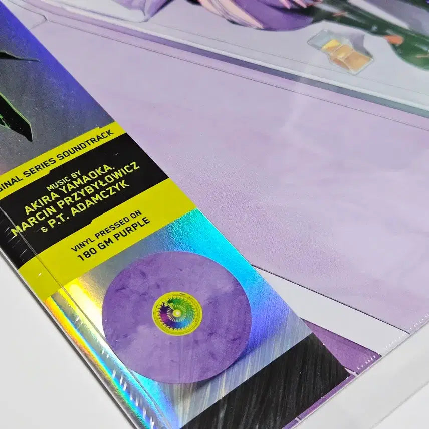 [BUNJANG] Cyberpunk Edgerunners Purple Vinyl LP / 새상품 사이버펑크 엣지러너 LP 퍼플 바이닐