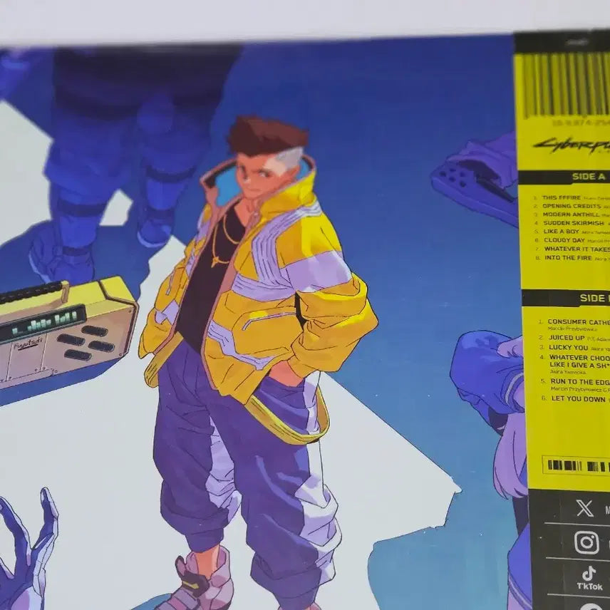 [BUNJANG] Cyberpunk Edgerunners Purple Vinyl LP / 새상품 사이버펑크 엣지러너 LP 퍼플 바이닐