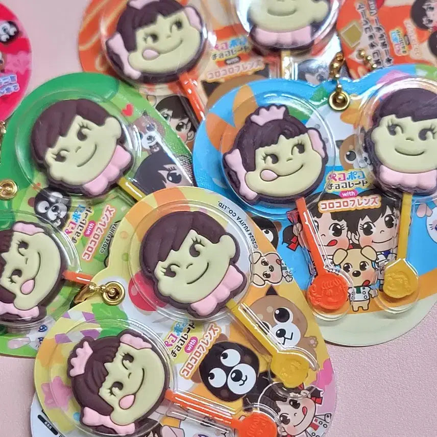 [BUNJANG] Fujiya Peko-chan Chocolate Miniature Keyring / 후지야 페코짱 초콜릿 미니어처 키링