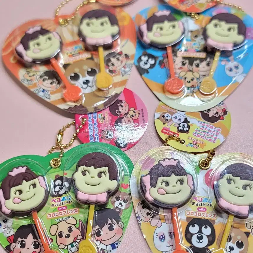 [BUNJANG] Fujiya Peko-chan Chocolate Miniature Keyring / 후지야 페코짱 초콜릿 미니어처 키링