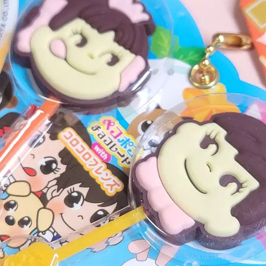 [BUNJANG] Fujiya Peko-chan Chocolate Miniature Keyring / 후지야 페코짱 초콜릿 미니어처 키링
