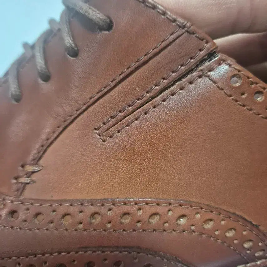 [BUNJANG] Rockport Wingtip Leather Shoes / 락포트 천연가죽 윙팁 클래식 비브람 300