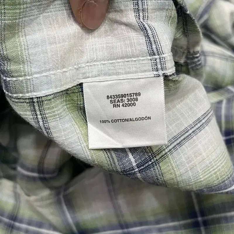[BUNJANG] Route Sixty Six Graphic Check Half Shirt / Route sixty six 그래픽 체크 하프 셔츠 y16330