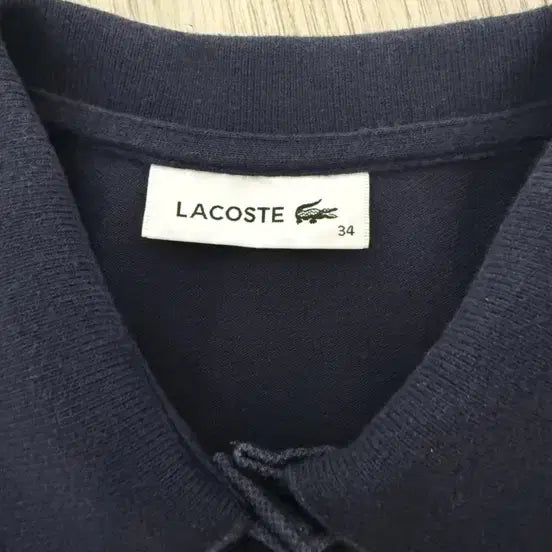 [BUNJANG] Lacoste Ultra Slim Fit Dress Navy Size 34 / 라코스테 울트라 슬림핏 원피스 네이비 사이즈34