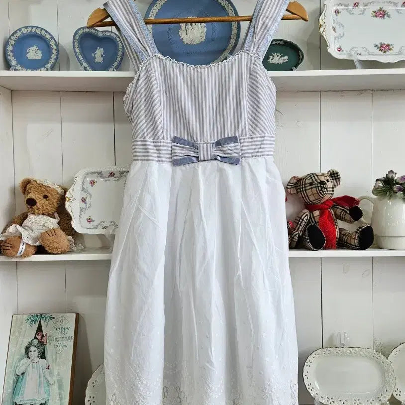 [BUNJANG] Emily Temple Cute Striped Lace Dress / Emily Temple cute원피스