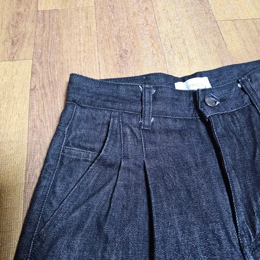 [BUNJANG] Portners Wide Black Denim Pants / 포트너스 와이드 블랙데님팬츠29인치 새것