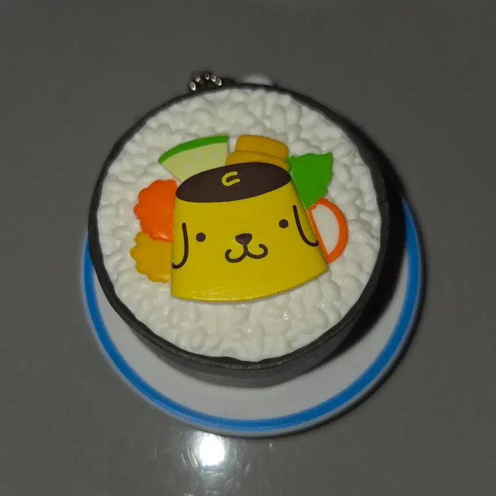 [SOLD OUT] 산리오 가챠 폼폼푸린 초밥 스시 키링 개봉