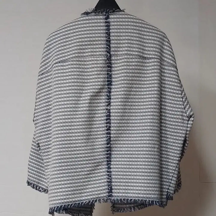 [BUNJANG] TIME Tweed Fringe Jacket / TIME 타임 트위드 프린지 자켓 55~66 8부소매 한섬