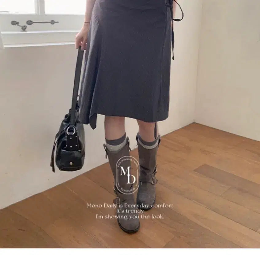 [BUNJANG] Monodaily Herit Flare Skirt / 모노데일리 헤릿 플레어 스커트