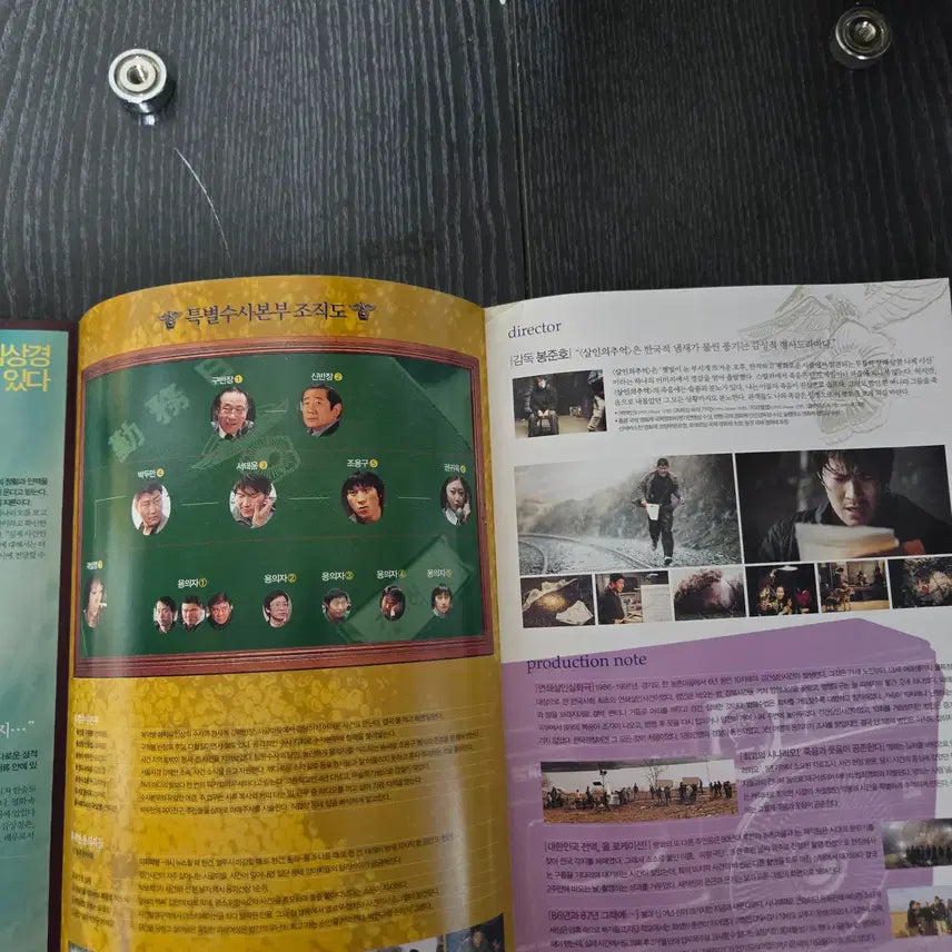[BUNJANG] Memories of Murder Movie Flyer Set / 영화전단지/영화자료/고전희귀>살인의 추억 2종/ 송강호 / 봉준호감독
