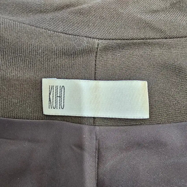 [BUNJANG] KUHO Wool Silk Blend High-Neck Jacket 55 / 구호(KUHO) 울 실크 혼방 하이넥 자켓 55반