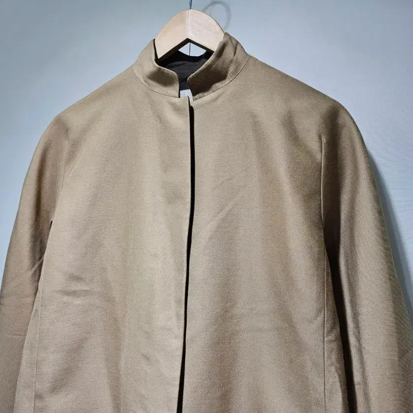 [BUNJANG] KUHO Wool Silk Blend High-Neck Jacket 55 / 구호(KUHO) 울 실크 혼방 하이넥 자켓 55반
