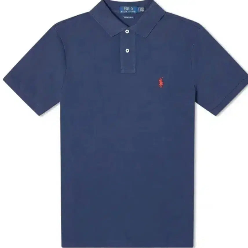 [BUNJANG] Polo Navy Short Sleeve T-shirt / 폴로 반팔 네이비 M