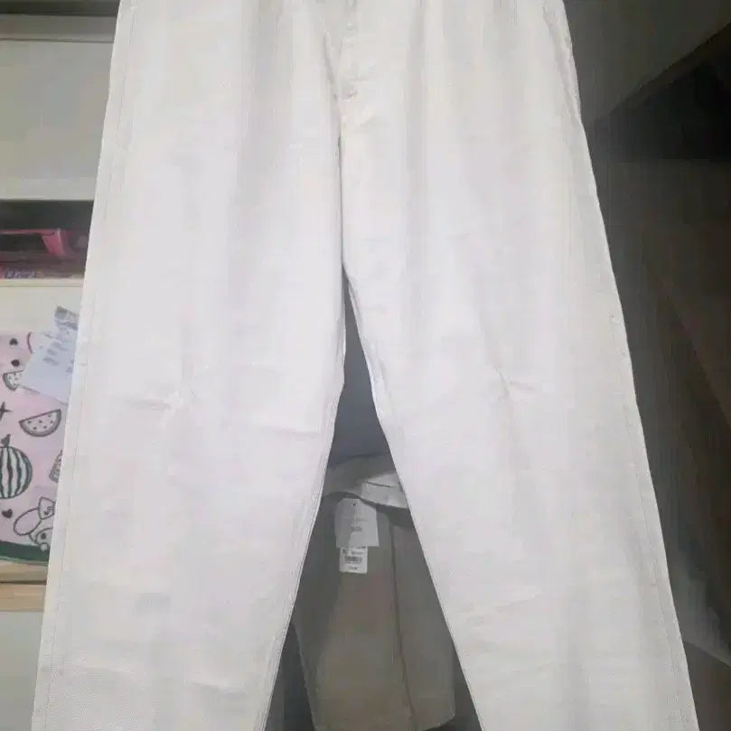 [SOLD OUT] 오라리 하드 트위스트 데님 팬츠 아이보리