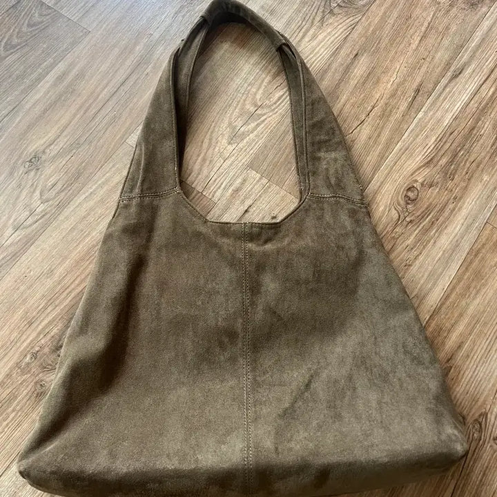 [BUNJANG] Minav Margaret Suede Shoulder Bag / 미나브 스웨이드 숄더백 브라운