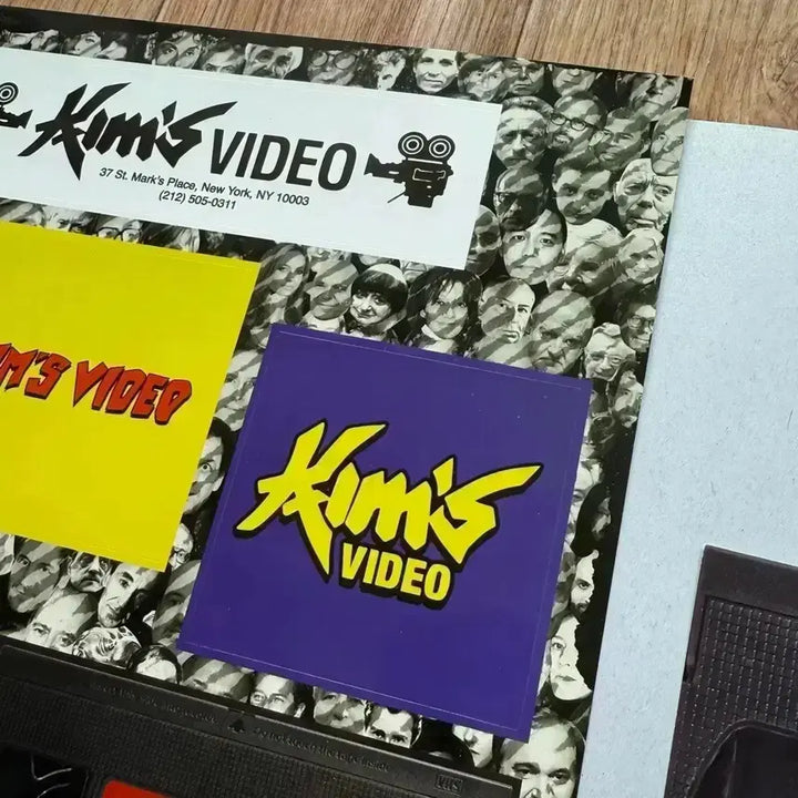 [BUNJANG] Kims Video Stickers + Video Postcards + Membership Card Bundle / 킴스비디오 스티커+비디오엽서 회원증 히치콕봉준호타란티노짐자무쉬영화
