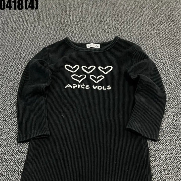 [BUNJANG] Apres Volee Heart Black Long Dress M / 아프레스볼스 하트 블랙 롱 원피스 M | 0418 [4]