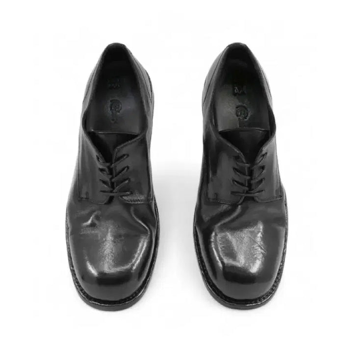 [BUNJANG] Yase First Cowhide Washing Derby Shoes Black 260 / 야세/퍼스트 카우하이드 워싱 더비 블랙/260