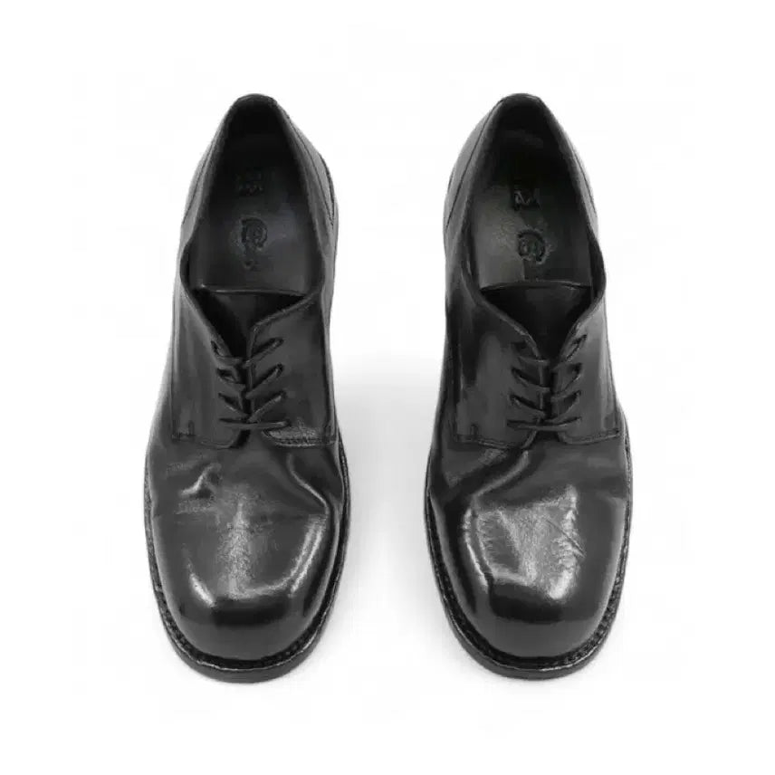 [BUNJANG] Yase First Cowhide Washing Derby Shoes Black 260 / 야세/퍼스트 카우하이드 워싱 더비 블랙/260