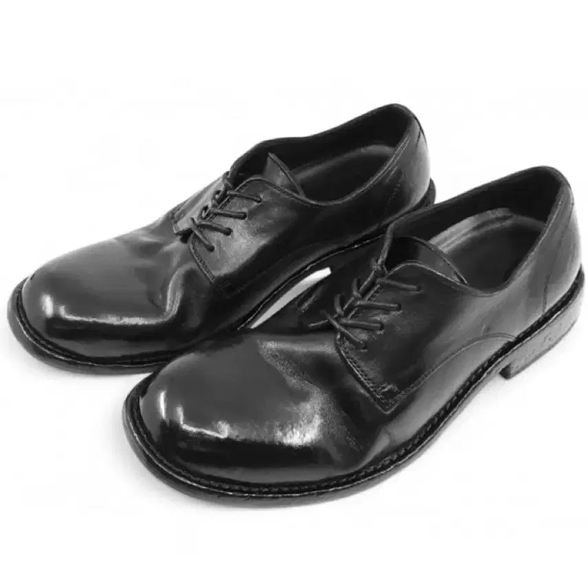 [BUNJANG] Yase First Cowhide Washing Derby Shoes Black 260 / 야세/퍼스트 카우하이드 워싱 더비 블랙/260